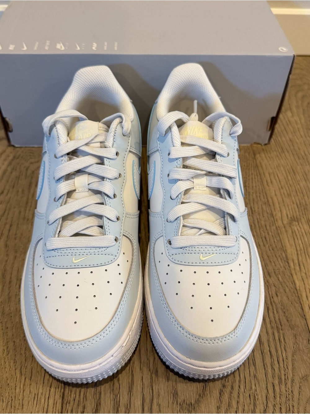 Nike Air Force 1 Blue White NEW - Picture 3 of 5